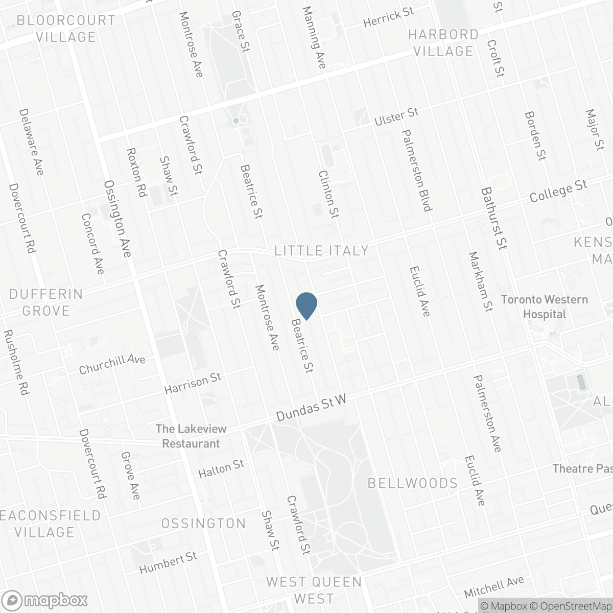 110 GRACE STREET, Toronto, Ontario M6J 2S2